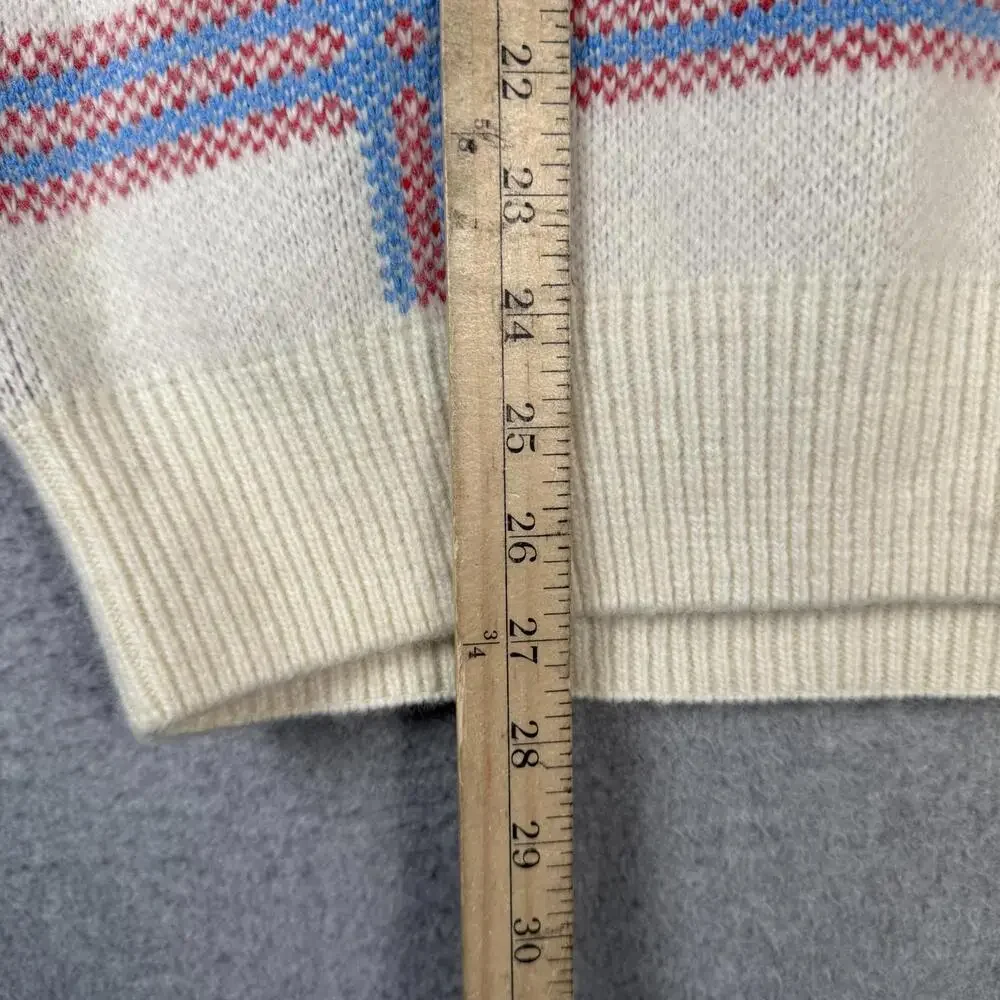 Lacoste Knit Men's Big Tartan Plaid Jacquard Crew Neck Sweater Unisex Medium